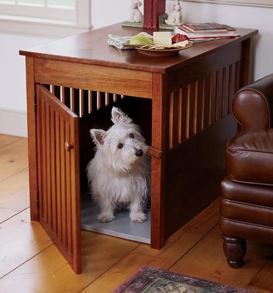 Corner dog hotsell crate plans