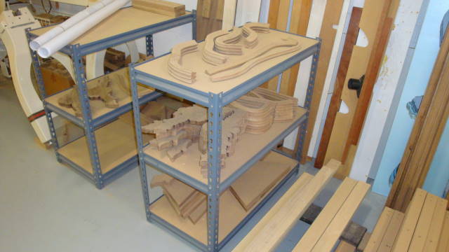 Modern Computer Desk with Integrated Cable Management - by Ron Stewart @  LumberJocks.com ~ woodworking community