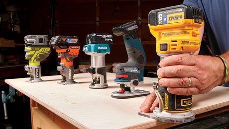 Tool Test: Cordless Trim Routers - FineWoodworking