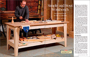 simple and stout workbench spread