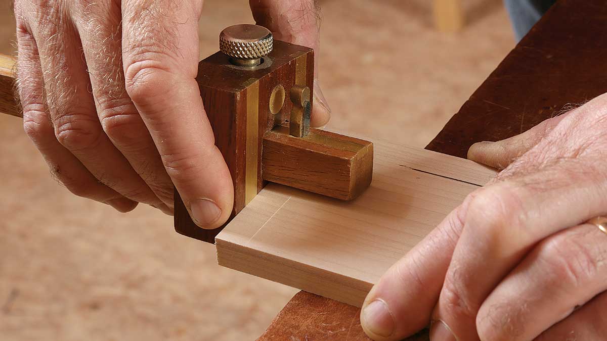 Cutting gauge shines with dovetails