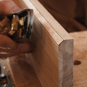 Start with the primary chamfer with block plane