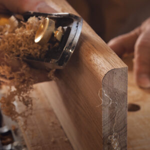 Smooth the facets with block plane