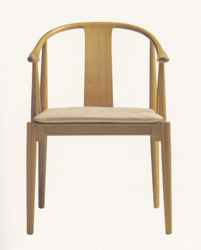 chair with a soap finish