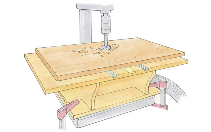 drill-press table