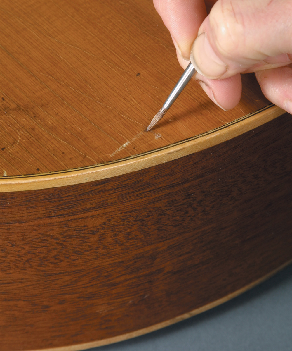 fixing scratched lacquer