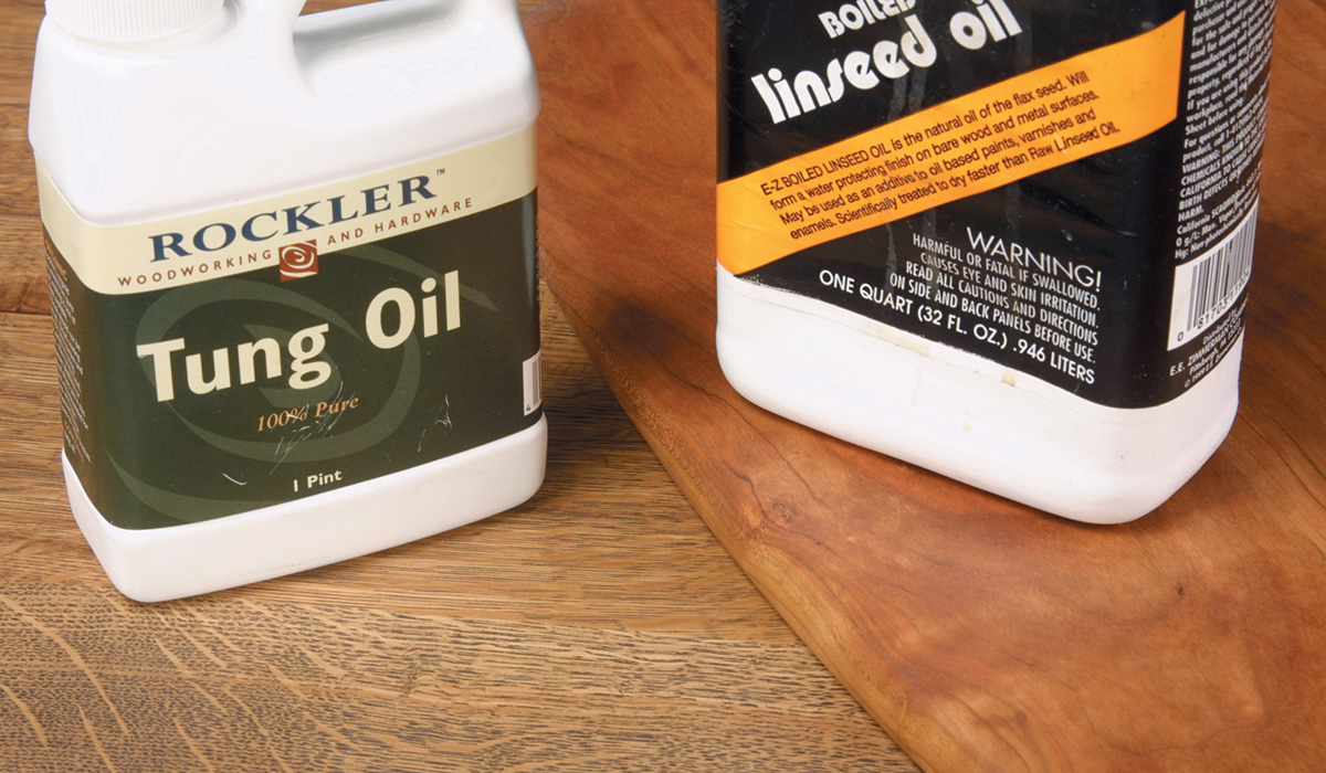 Linseed and tung oil