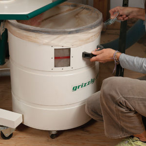  A well-sized bag. The 20-gal. drum is a perfect size for a one person to handle quickly and easily.