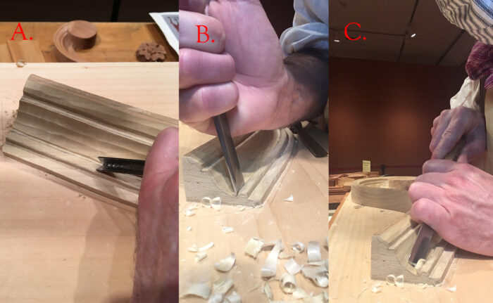 carving moldings by hand
