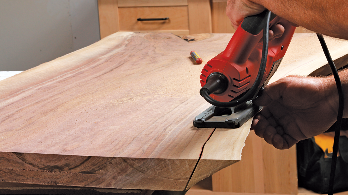 If the edges of your slab are too sharp, like these, or damaged, they are easy to reshape.