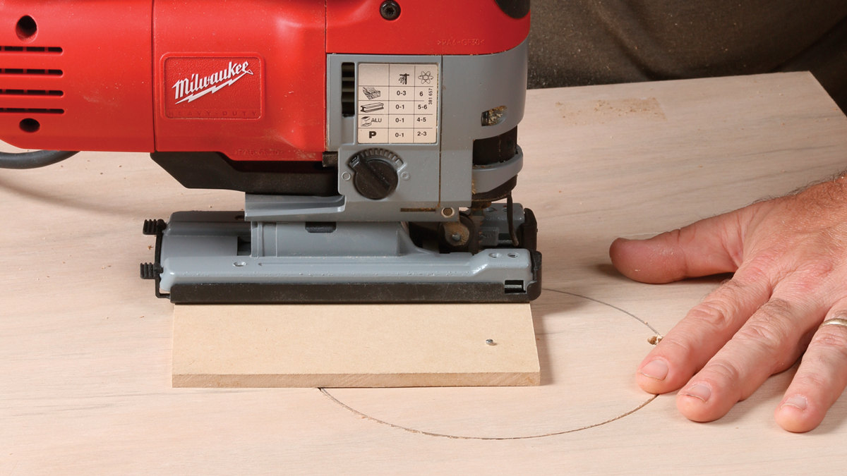 . If it is, you’ll need to detach the saw and correct its alignment on the jig.