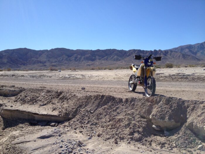 dirtbike in the desert