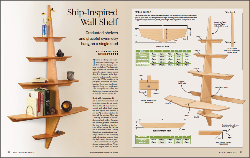 Ship-inspired wall shelf sprd img