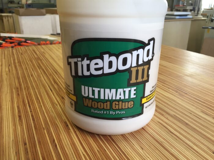 a large bottle of titebond three wood glue
