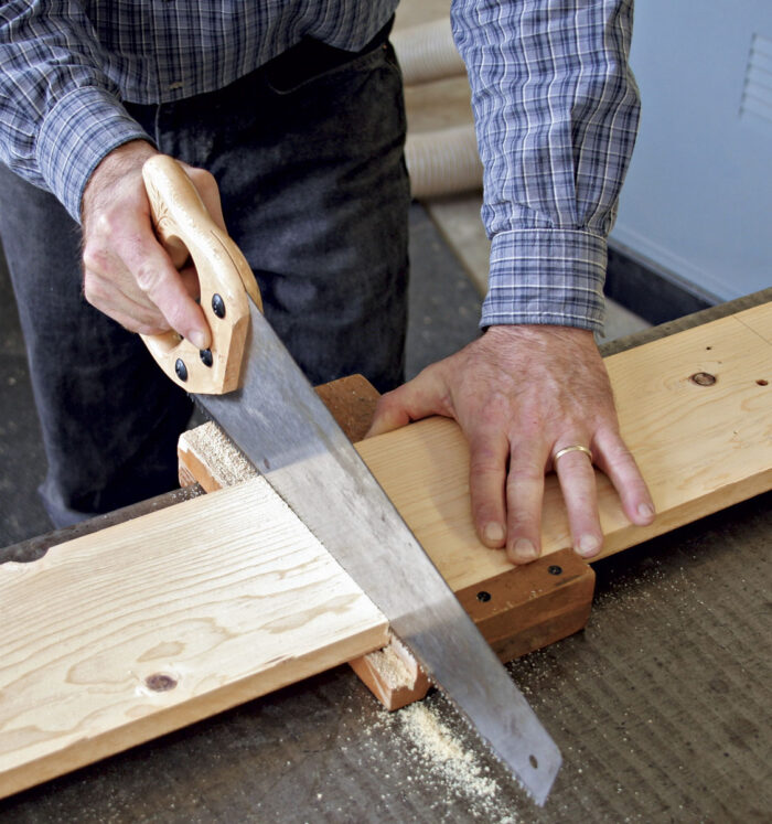Cut lumber to oversize lengths.