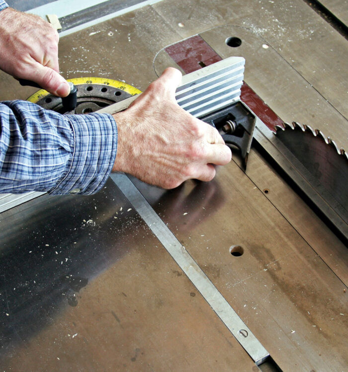 Be sure your miter gauge and blade are at 90 degrees. 