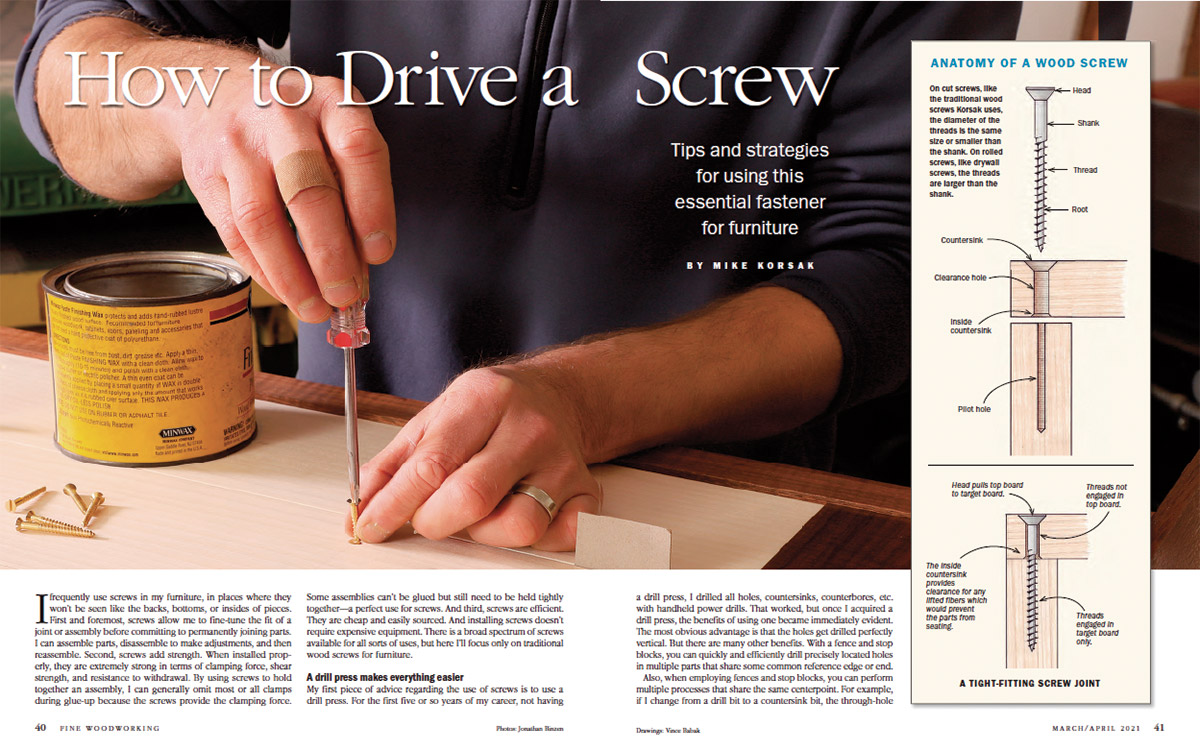 how to drive a screw spread image
