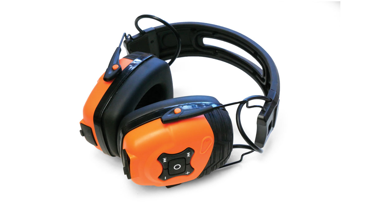 ISOtunes LINK 2.0 Safety Orange Helmet Mount Bluetooth Earmuff