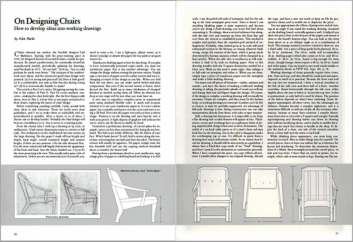 On Designing Chairs
