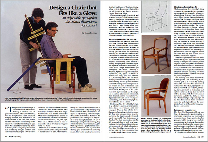Design a like Chair that Fits Like a Glove