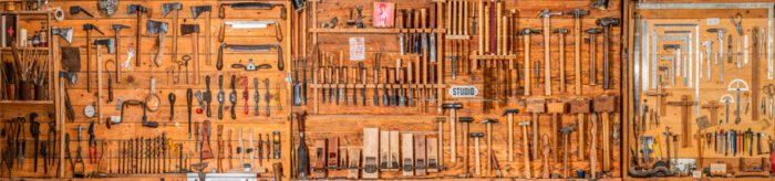 "Tools and their boards are a significant part of my everyday workshop."