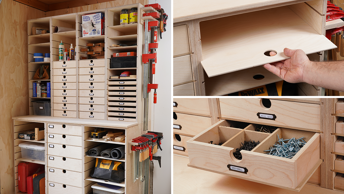 Art Supply Cabinet - FineWoodworking