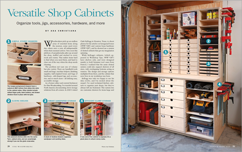 versatile shop cabinets spread