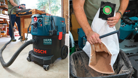RIDGID's 14-gal. NXT shop vac is a woodworking must to clean up