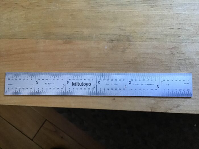 repair - How (not) to treat the surface of a precision ruler