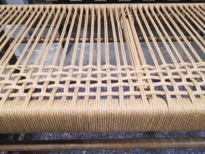 My project in Furniture Design: Introduction to Danish Cord Weaving course
