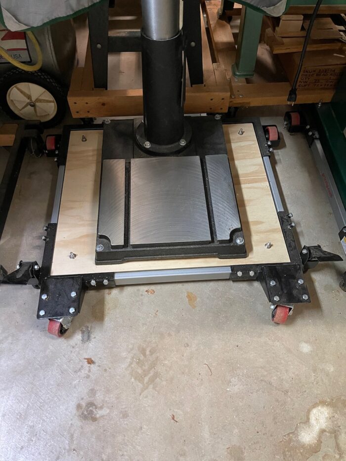 Drill Press Mobile Base - FineWoodworking
