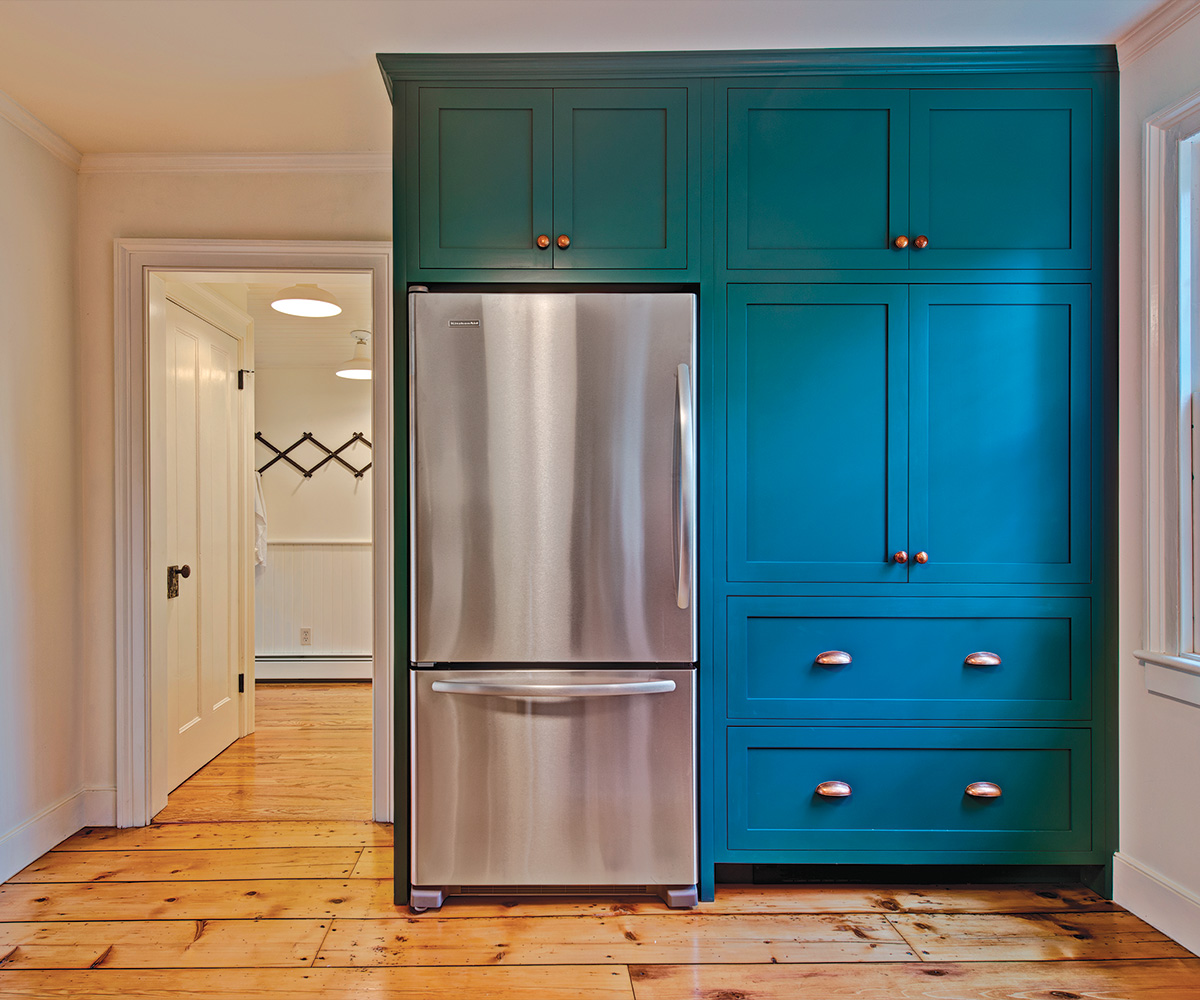 kitchen cabinets painted teal
