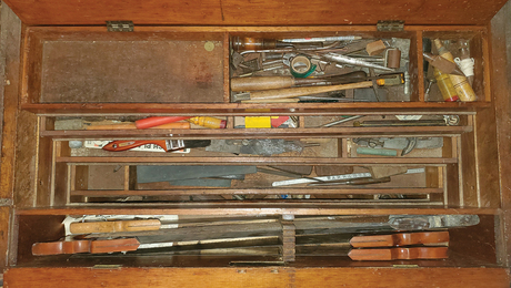 The large green tool chest