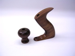 rosewood handplane knob and tote