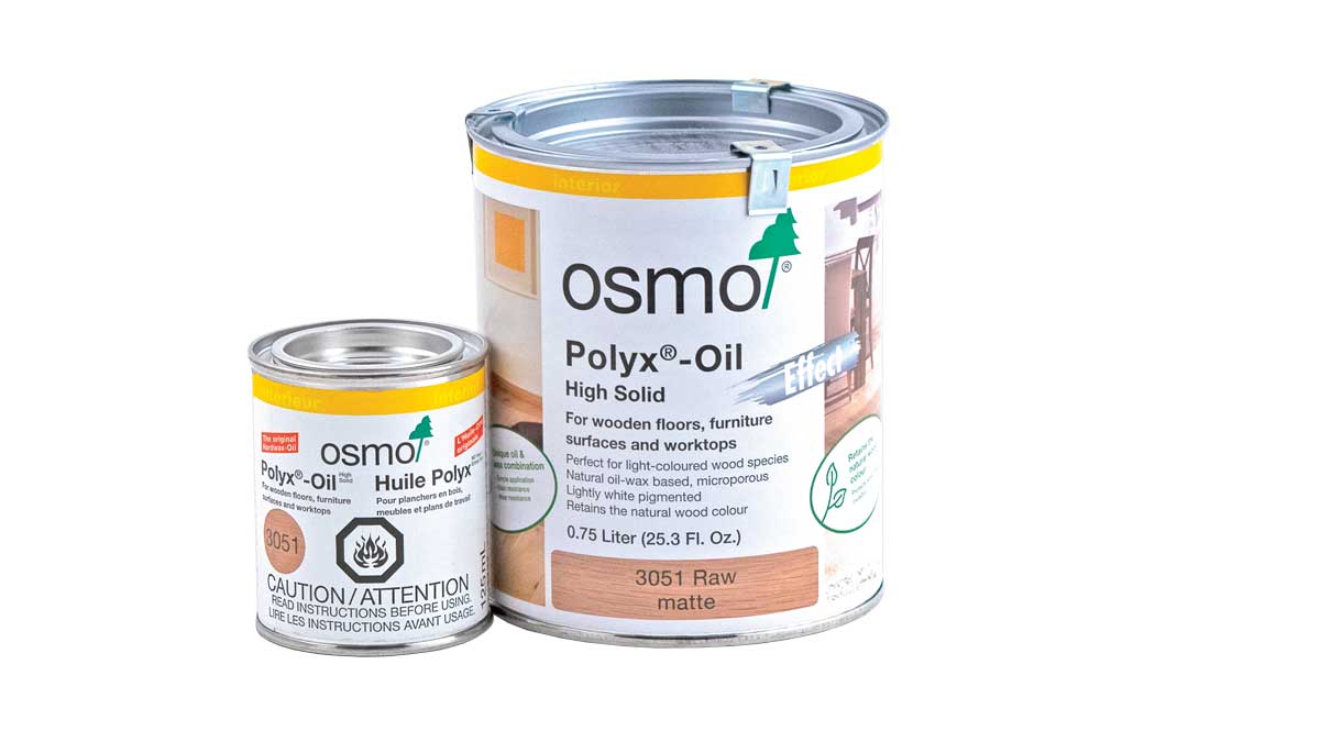 Osmo with less white