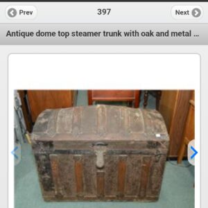Rockler Steamer Trunk Antique Brass Plated Hardware Kit