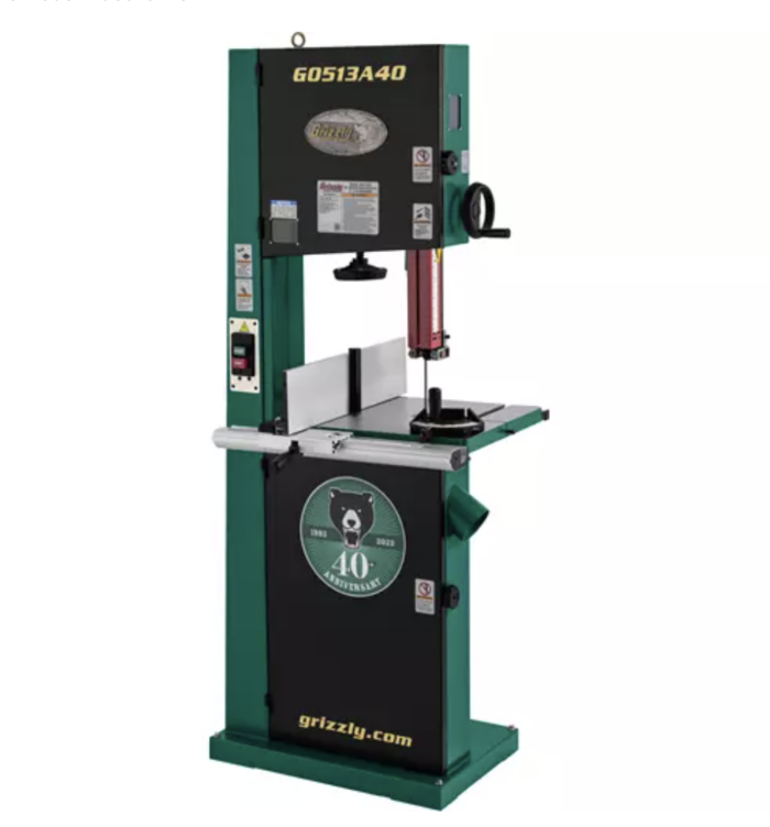 Grizzly G0513A40 - 17" 2 HP Bandsaw - 40th Anniversary Edition