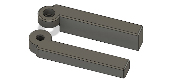 Transfer bevel modeled in Fusion 360