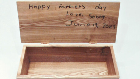 covered box Father's Day gift