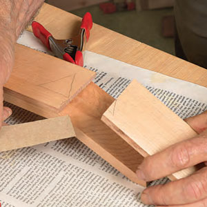 Krenovian technique for gluing and clamping joints