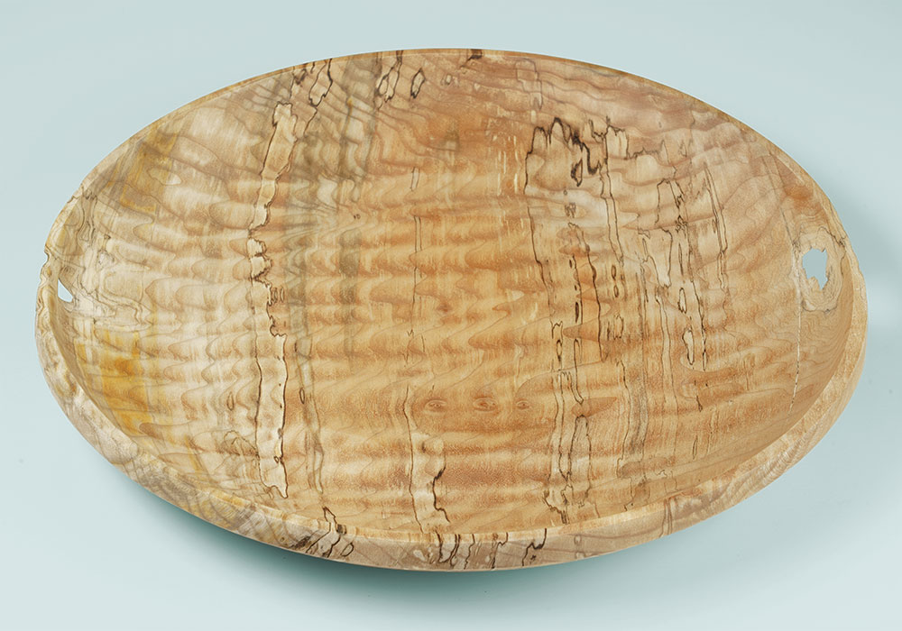 Quilted Oregon maple spalted with turkey tail fungus