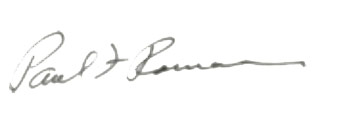 Paul Roman's signature