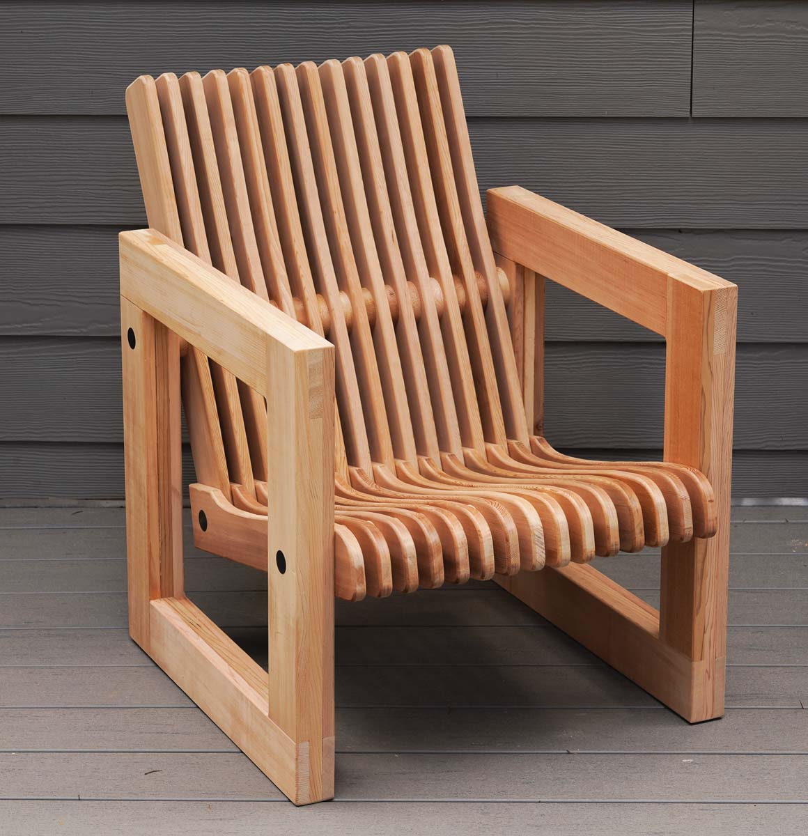 Form-fitting outdoor chair – FineWoodworking
