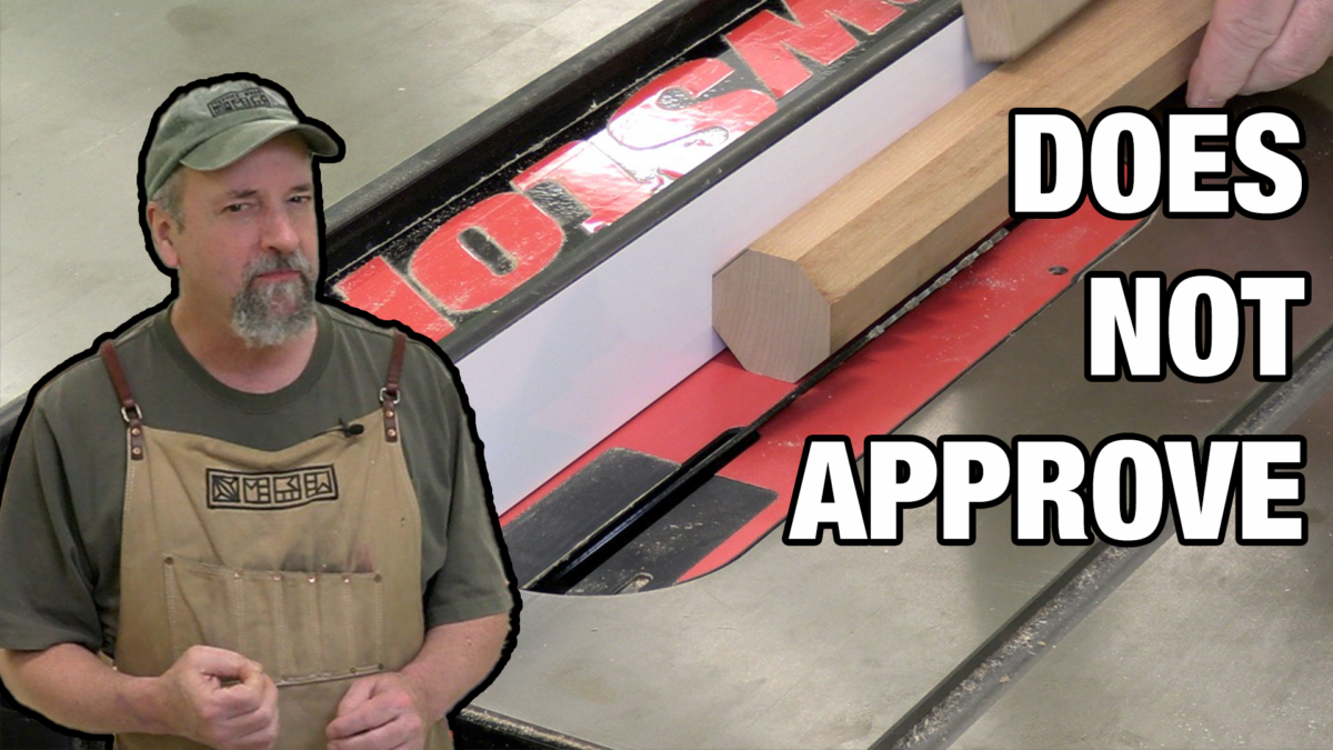 Safer table saw methods for tricky cuts