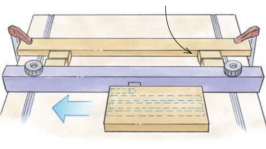 Spaced fluting on the router table